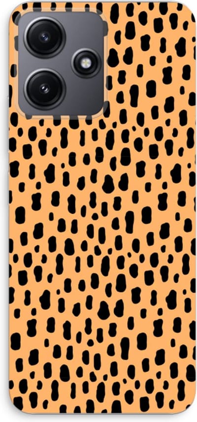 Case Company® - Hoesje geschikt voor Xiaomi Redmi 12 hoesje - Panter - Soft Cover Telefoonhoesje - Bescherming aan alle Kanten en Schermrand