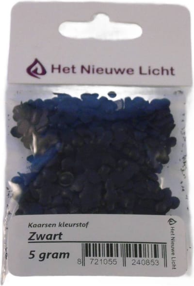 Het Nieuwe Licht ® - Kaarsen kleurstof - ZWART - 5 gram