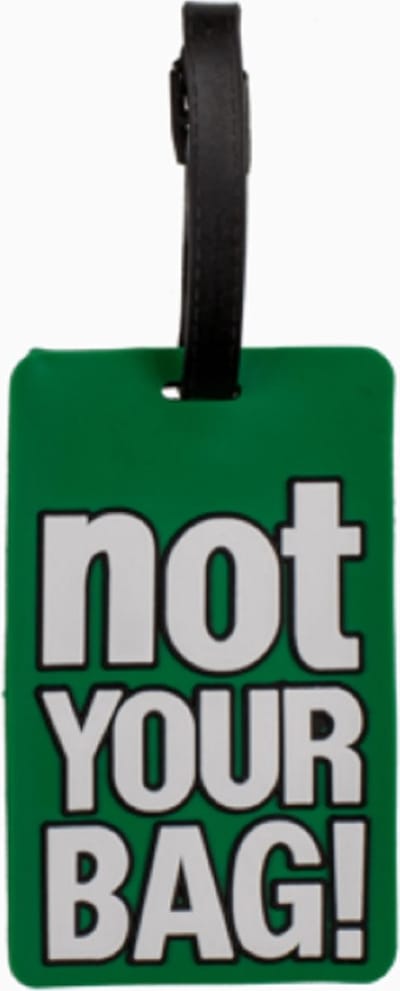 Gemakkelijk om erbij te hebben, een kofferlabel om je gegevens op te schrijven en aan je koffer vast te maken (7x11cm). Of voor aan je tas. Leuk om voor jezelf te kopen of om cadeau te geven.