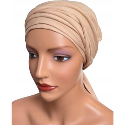 Cielista Chusta Na Głowę, Turban Lara 138 Także Po Chemioterapii Z Bambusa brown