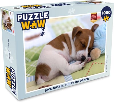 Puzzel Puppy - Slaap - Deken - Legpuzzel - Puzzel 1000 stukjes volwassenen