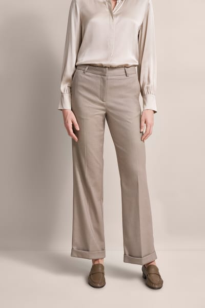 Bugatti Damen Casual broek met rechte pijp