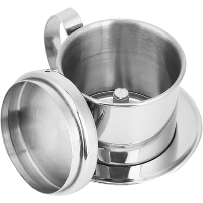 Druppelkoffie Filterpot Zilver 304 Roestvrij Staal Huishoudelijk Koffiezetgerei