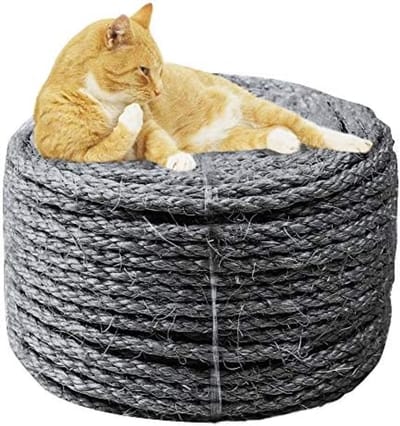 PolkaHome Sisal Touw voor Katten Krabmeubel - 6mm Dikte, 10 meter Lengte