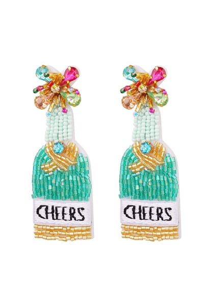 Bijoutheek Oorknoppen Cheers Turquoise