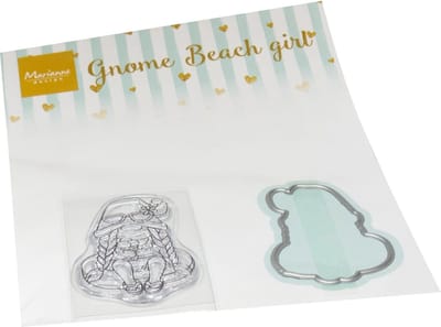 Marianne Design • Stamp & die set Gnomes Beach girl