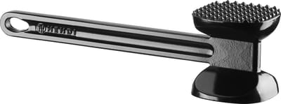 HENDI Vleeshamer XL – Dubbelzijdig – Aluminiumlegering – Zwart – 300x80 mm