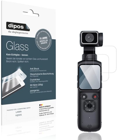 dipos – 2x Pantserfolie geschikt voor LAMA HJD05 | 9H Screenprotector