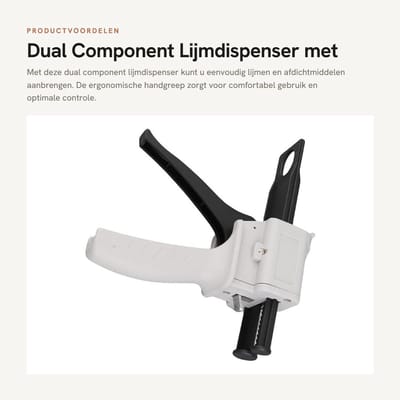 Dailygoods - Dual Component Lijmdispenser met Ergonomische Handgreep