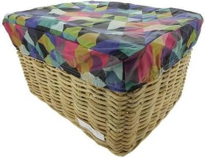 Box L Colored Triangles voor fietsmand of fietskrat