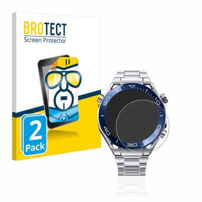 BROTECT - Screenprotector voor Huawei Watch Ultimate (48.5 mm) - Folie Beschermfolie transparant 2 Stuks