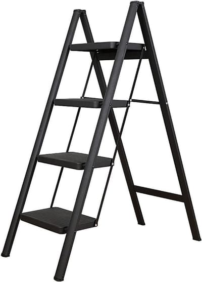 Inklapbare 4-Treden Trapladder Lichtgewicht Aluminium – Max. 150 kg Belasting