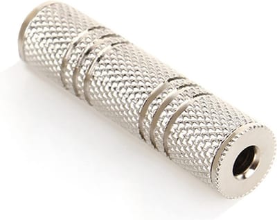 Audio Adapter - Aux Koppeling - Verbind Kabels - Verliesvrije Signaal - 3.5mm - Zilver