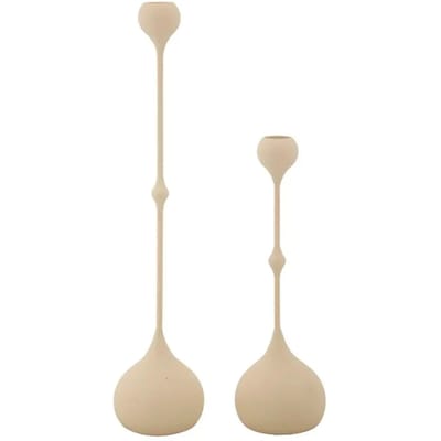 Kandelaar Slimmy Cream Set 2 Pcs Ø 8×26 cm