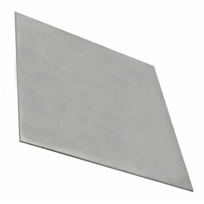 Aluminium Plaat - Metaal Doe-het-zelf - Constructie Materiaal - Hoge Sterkte - 100x100mm - Zilverkleurig