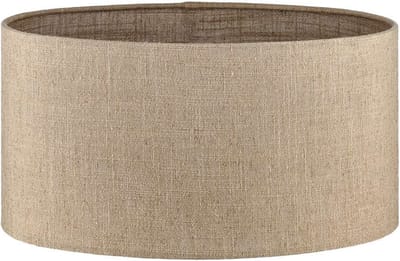 Lampenkap ovaal - 35x23x18cm - Oslo linnen coffee