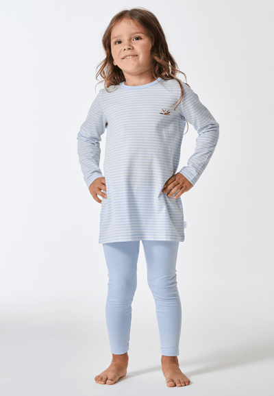 Lange blauwe gestreepte pyjama - Kids Nightwear 92