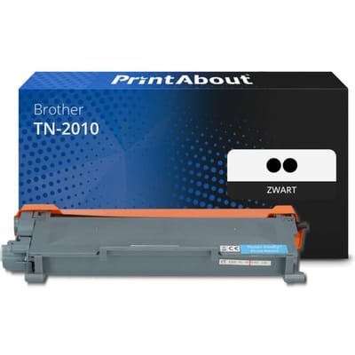 PrintAbout huismerk Toner TN-2010 Zwart Multipack Geschikt voor Brother