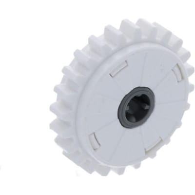 10 STUKS / partij Koppeling Tandwiel 24 Tanden High-tech Component Auto Accessoire 76244 Montage Inclusief Lego Bouwstenen Speelgoed Ideaal Voor Doe-Het-Zelf white