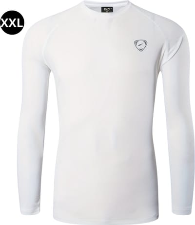 Bovista Rash Guard - Surf Shirt - Zwemkleding - UV Beschermende Kleding - Voor Zwemmen - Surfen - Duiken - Wit - Maat XXL