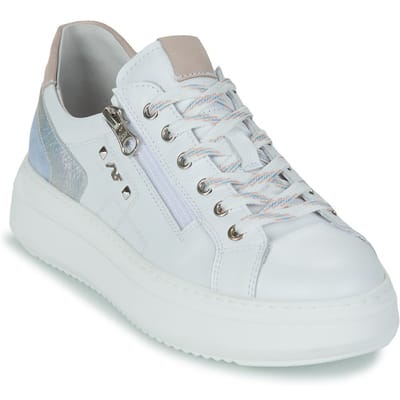 Sneakers Nerogiardini Cile Zouk Silver Velour Fiordaliso Femme Pu - Fashion Wear - Vrouwen