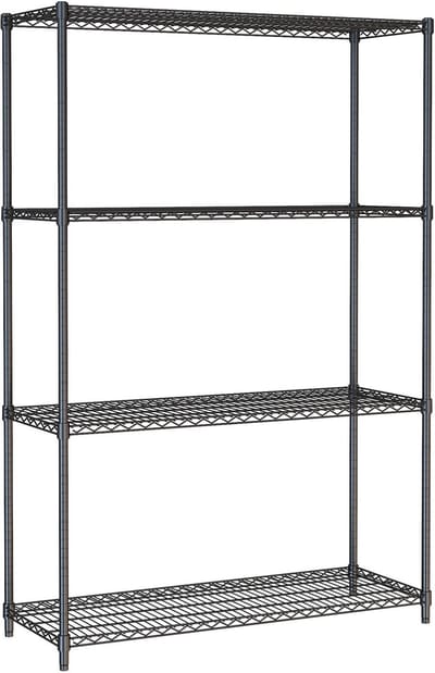 DRAADSTELLING 4 LEVELS 1200 ZWART DEMONTABEL - Combisteel 7530.0030