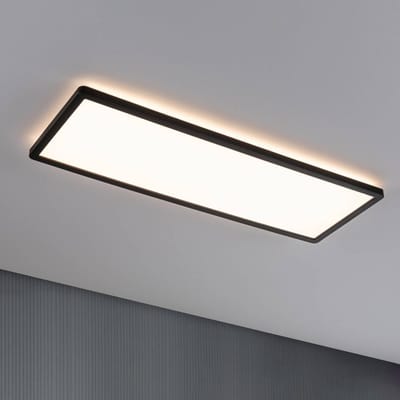 LED-paneel 3-Step-Dim Atria Shine Backlight hoekig 580x200 mm 22W 1800lm 3000K Zwart dimbaar
