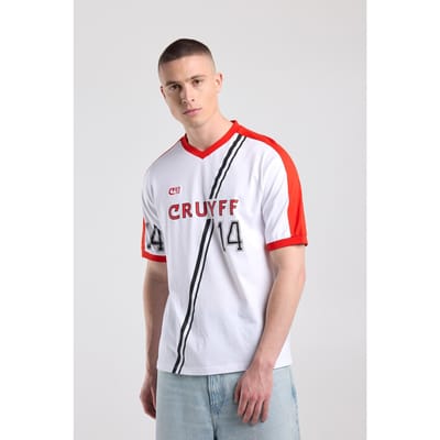 America Today Cruyff Washington White Maat: XS | Basic T-Shirts Outlet | Heren | Wit