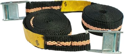 Set van 2 Spanbanden met Ratel 250 cm TUV-GS Gecertificeerd