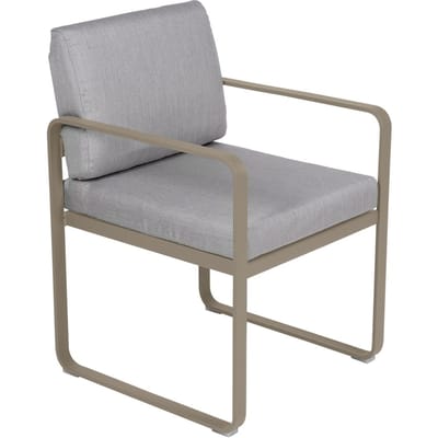 Fermob BELLEVIE fauteuil voor de eethoek - 14 muskaat - 79 Flanelgrijs