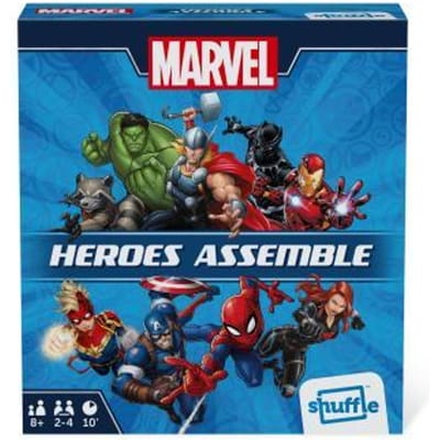 Shuffle - Marvel Heroes Assemble - Kaartspel - Familiespel - Coöperatief Kaartspel - Voor fans van Marvel Snap