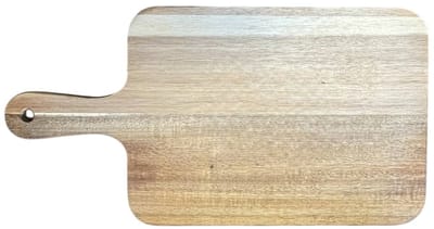 Houten borrelplank - snijplank - tapasplank - serveerplank 39cm - serveerplank met handvat - Vaderdag cadeau - cadeautip