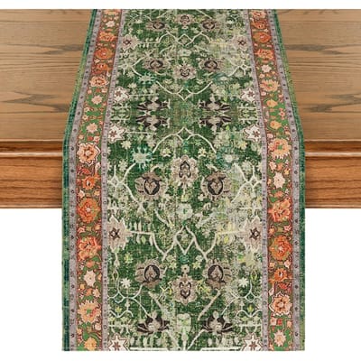 Vintage Boho Boheemse Stijl Linnen Tafel Runner Feestdecoratie Boerderij Keuken Eettafel Runner Bruiloft Decoraties 150x33cm