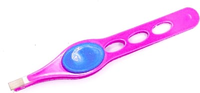 Pincet met drukpunten paars met blauw