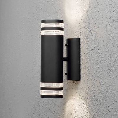 Konstsmide Modena Up & Down Big 7516-750 Buitenlamp (wand) Halogeen GU10 70 W Zwart