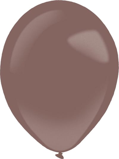 Amscan Ballonnen Metallic 28 Cm Latex Bruin 50 Stuks