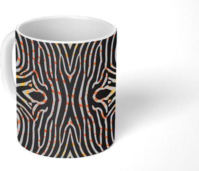 Mok - Koffiemok - Zebra - Dierenprint - Patronen - Mokken - 350 ML - Beker - Koffiemokken - Theemok