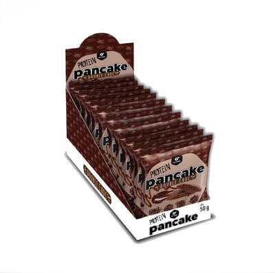 Go Fitness Protein Pancake (12x55g) Double Choc (cacao dough) - Functionele voeding - Eiwit Snacks