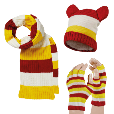 Apollo - Oeteldonk Baby Voordeelpakket - Muts - Sjaal - Vingerloze handschoenen - 3 stuks - Carnavalskleding baby - Carnavalskleding kinderen