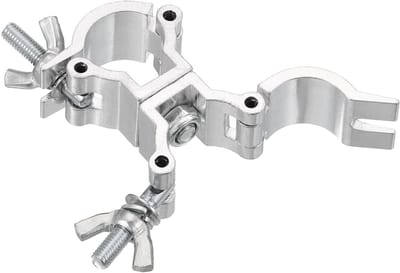 Dailygoods- Podiumlichtbundelklem O-vormig - Aluminium - Robuust - Dubbele gesp - Maximaal 100 lbs - Geschikt voor professioneel gebruik - Lichtklem