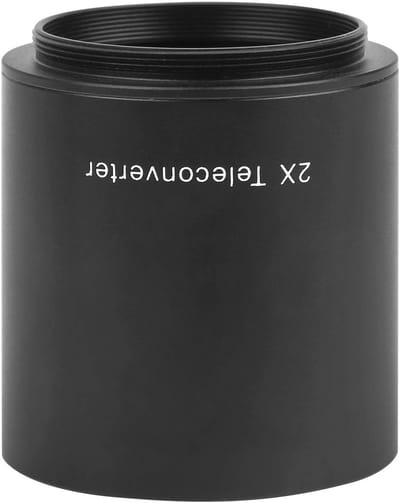 Dailygoods - Teleconverter - 2x Converterlens - Lichtgewicht Aluminium - Verre Landschappen - Geschikt voor Spiegelreflexcamera's - M42mm Montage