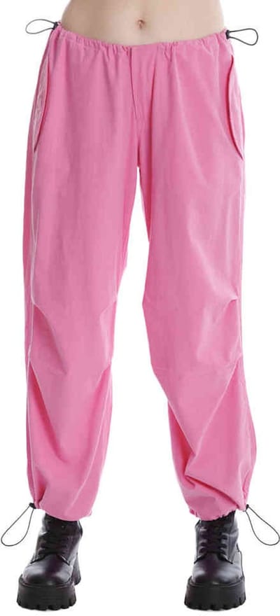 Banned - Nyx Wijde broek - XS - Felroze