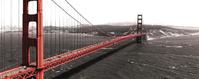 City Golden Gate Bridge Photo Wallcovering