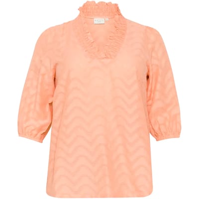 Damesblouse met lange mouwen KAFFE Curve Vitana