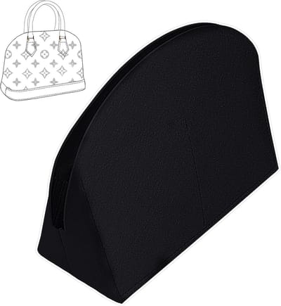Handtas Organizer voor Alma BB en PM - Zwart Vilt Inzetstuk voor Dames Tassen, Perfecte Tasindeling en Ruimtebesparing