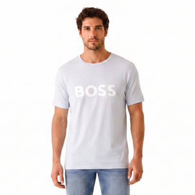 Heren Regular Fit Korte Mouwen Katoenen T-Shirt 50491706