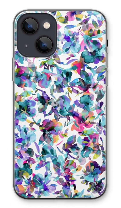 Case Company® - Hoesje geschikt voor iPhone 13 hoesje - Hibiscus Flowers - Soft Cover Telefoonhoesje - Bescherming aan alle Kanten en Schermrand