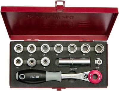 Moersleutelset 40-delig - Dopsleutelset - Werkplaats Gebruik - Speciaal Profiel - 1/2 inch - Verchroomd