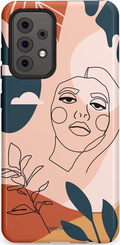 Casetastic Hoesje Geschikt voor Samsung A52 (4G/5G/s) - Stijlvolle Beschermende Duo-layer Case - Zachte contour