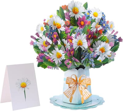 3D Pop-up Wenskaart Bloem - Verjaardag, Moederdag of Jubileum Cadeau